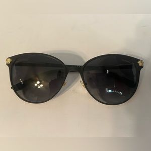 Versace Polarized Medusa Sunglasses